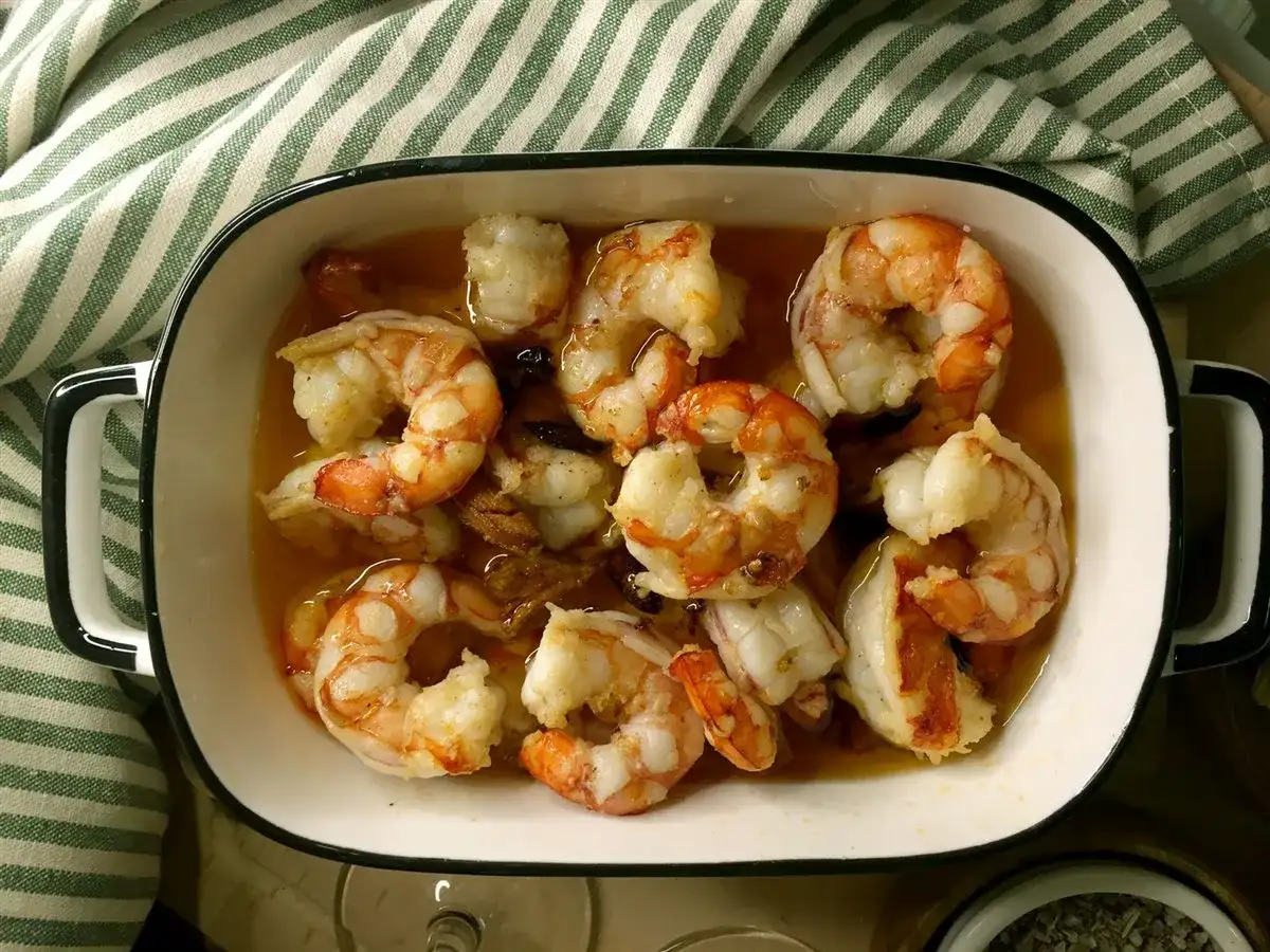 Gambas al ajillo jugosas en 10 minutos