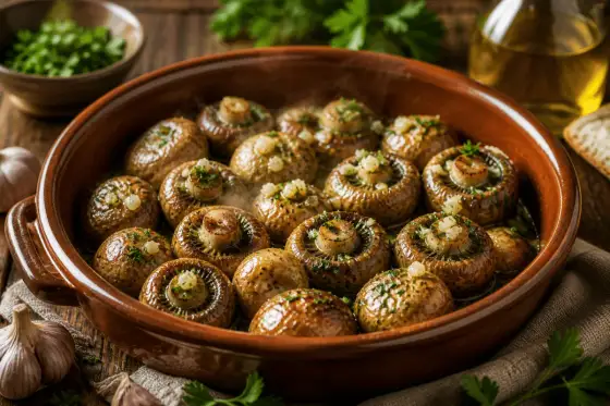 Champiñones al horno perfectos - El secreto para que queden dorados