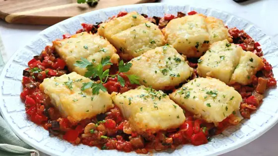 Bacalao con sanfaina - Receta perfecta y sin errores
